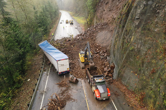 Highway 30 to North Oregon Coast and Astoria Remains Closed Over Weekend 