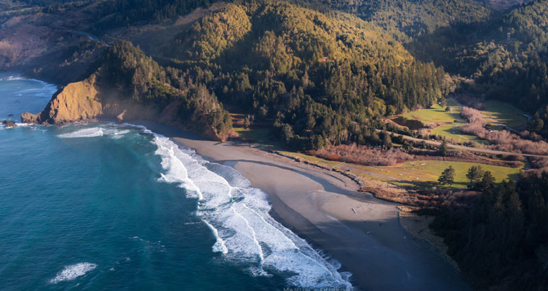 Arizona Beach on S. Oregon Coast: Cloistered, Sheltered from Wind, Delightfully Mellow