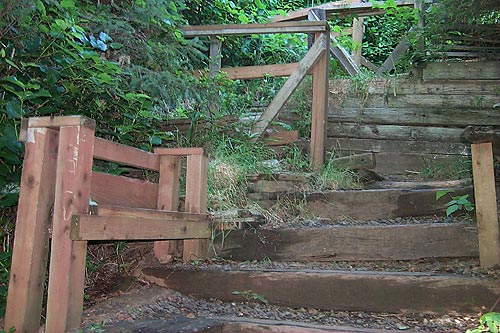 Short Beach Trail - actually a stairway