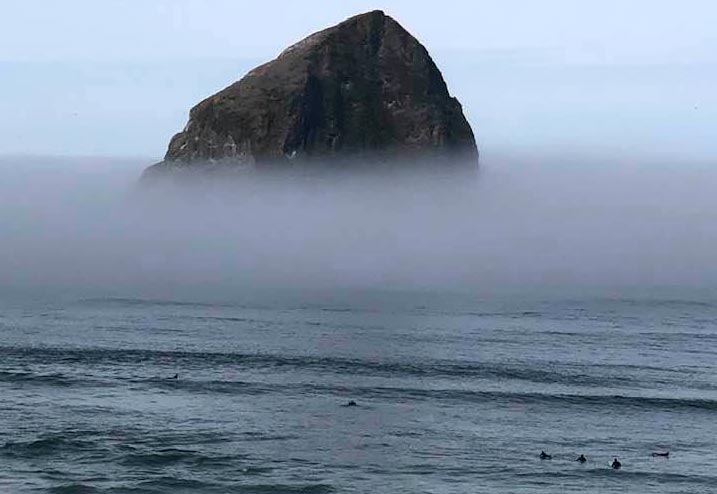 No Sizzle Now Drizzle for Washington, Oregon Coast on Solstice; S. Coast in 80s 