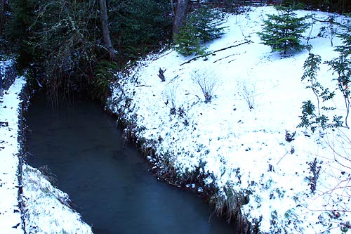 Another Small Run of Ice, Snow for Portland, Oregon Coast Range 