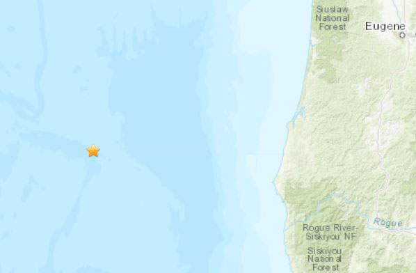 Small Quake Rattles Off Southern Oregon Coast 