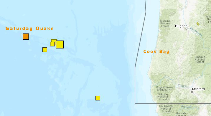 Small Quake Shakes Off Oregon Coast This Weekend As Another Rattles Alaska