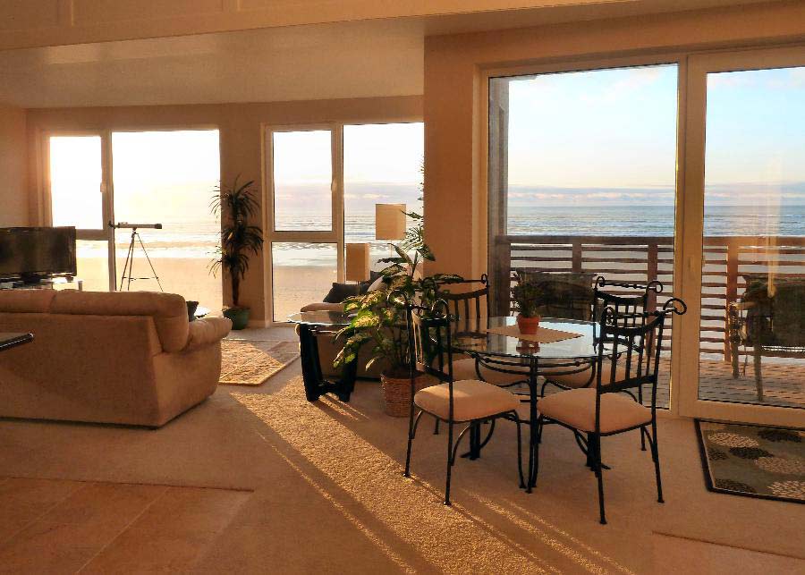 Laidback Rockaway Beach, Ocean in View from Hidden Oregon Coast Condo Rental