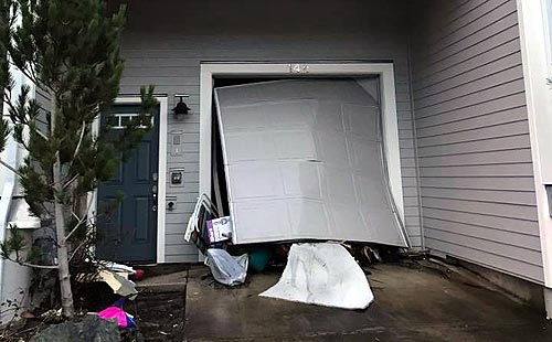 Wave damage in Rockaway Beach, photo courtesy Amanda Cairns