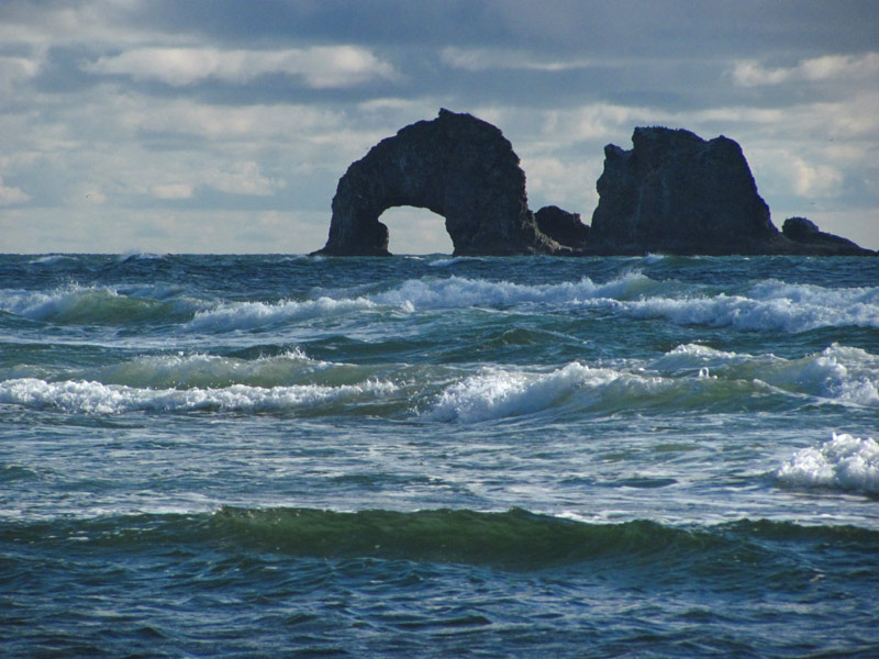 Twin Rocks Pastels, Rockaway Beach (plus Geology of Twin Rocks)