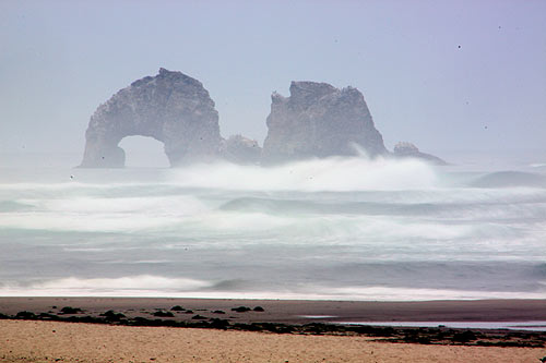 Rockaway Beach  storm waves
