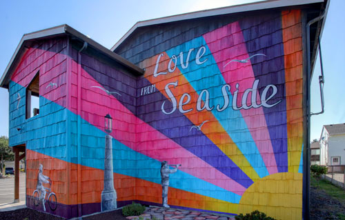 Seaside Mural on Hotel Makes a Viral Splash on N. Oregon Coast 