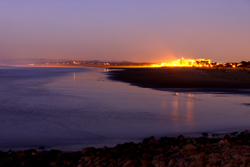 Belt of Venus: the Other Side of Oregon / Washington Coast Sunset 