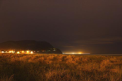 beautiful beaches at night