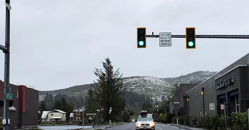 More Snow for Oregon Coast Range, Washington Willapa Hills 