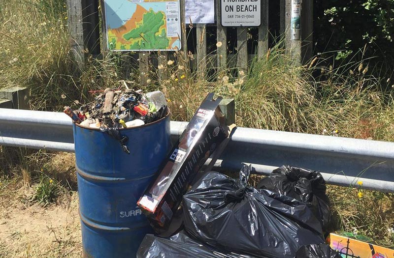 Amid More Trash: Pack Out Your Garbage, Say Oregon Coast Officials 