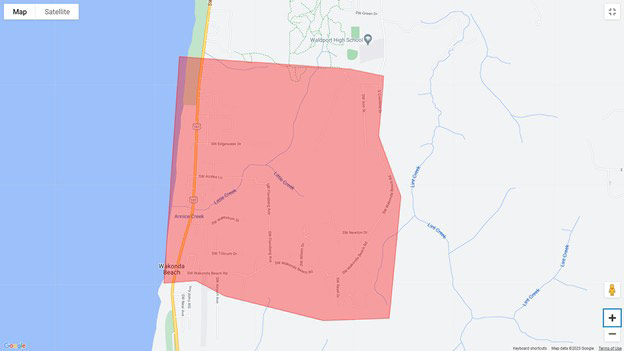 UPDATE: Oregon Coast Evacuations Cancelled; Hwy 101 at Waldport Back Open