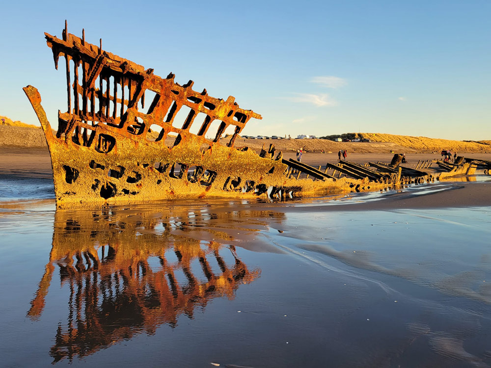 More of N. Oregon Coast's Wreck of Peter Iredale Showing Than Ever Before: Astoria / Warrenton Surprise 