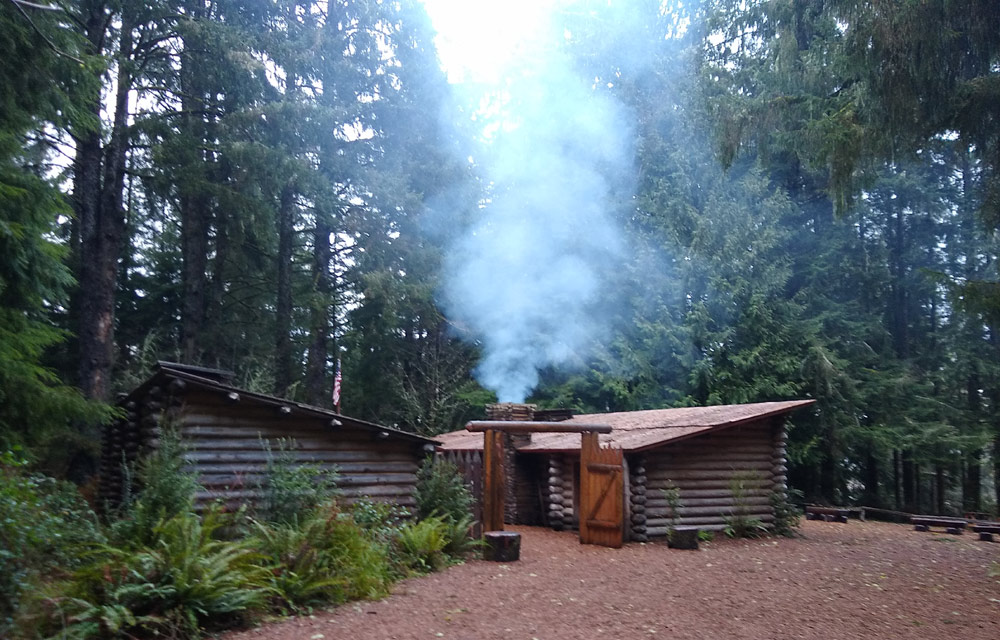 An 1805 Christmas Again: N. Oregon Coast's Fort Clatsop Revisits a Soggy Lewis 'n Clark